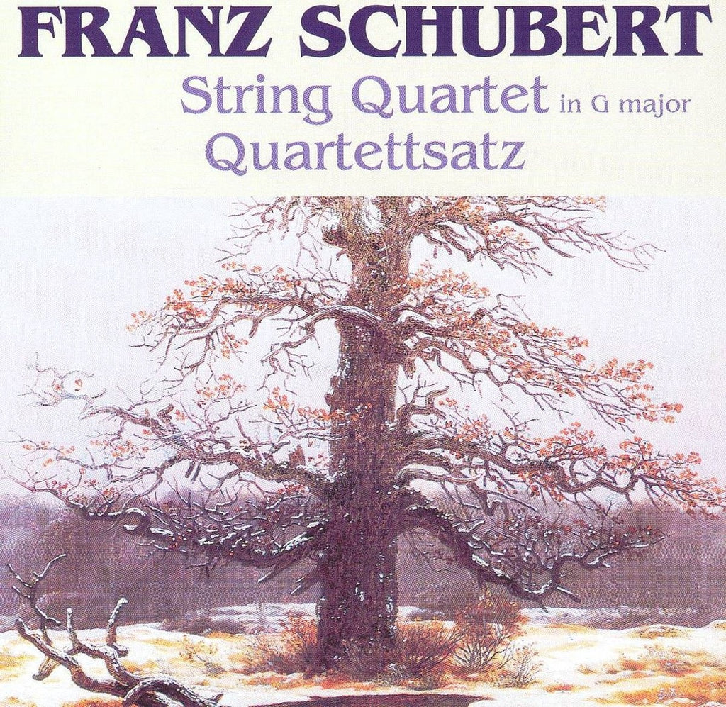 Franz schubert – string quartet in g major – quartettsatz – CD