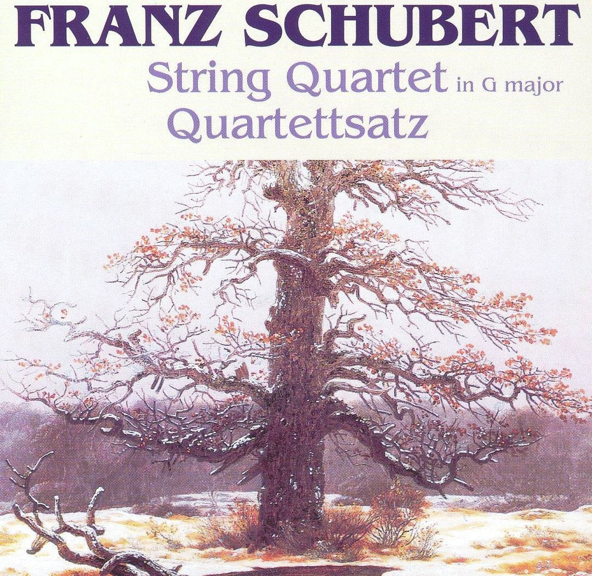 Franz schubert – string quartet in g major – quartettsatz – CD