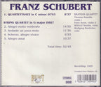 Franz schubert – string quartet in g major – quartettsatz – CD