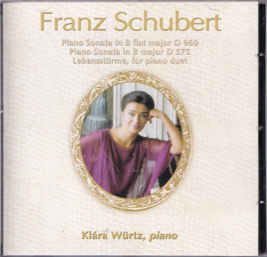Franz hubert – klara wurtz , paino – CD