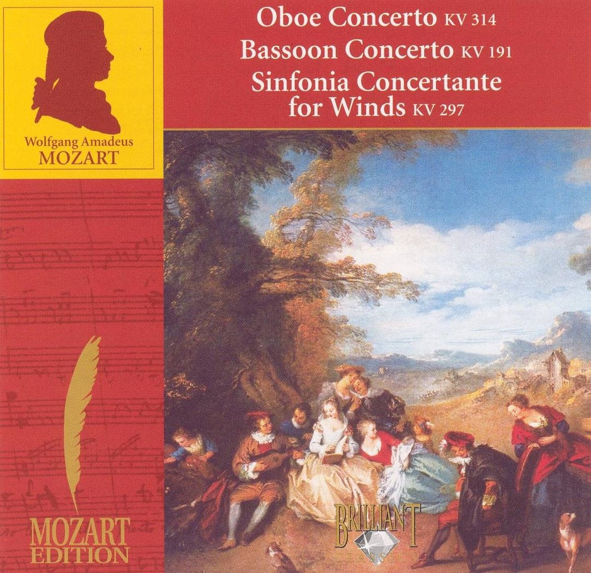 Mozart: oboe concerto, kv 314; bassoon concerto, kv 191; sinfonia concertante for winds, kv 297 – CD