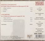 Mozart: sinfonia concertante; concertone – CD