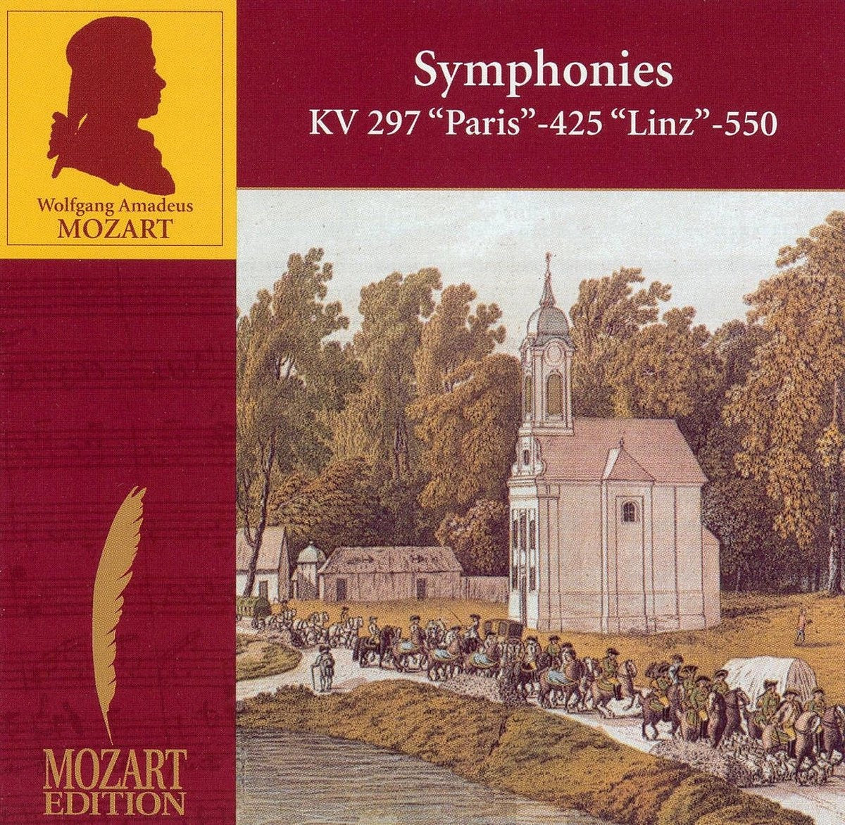 Mozart: symphonies, kv 297 "paris", 425 "linz", 550 – CD