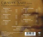 Giovanni miszczyszyn, valeria brunelli & giacomo benedetti – giuseppe sarti: 6 sonatas for traversiere flute and b.c. (CD)