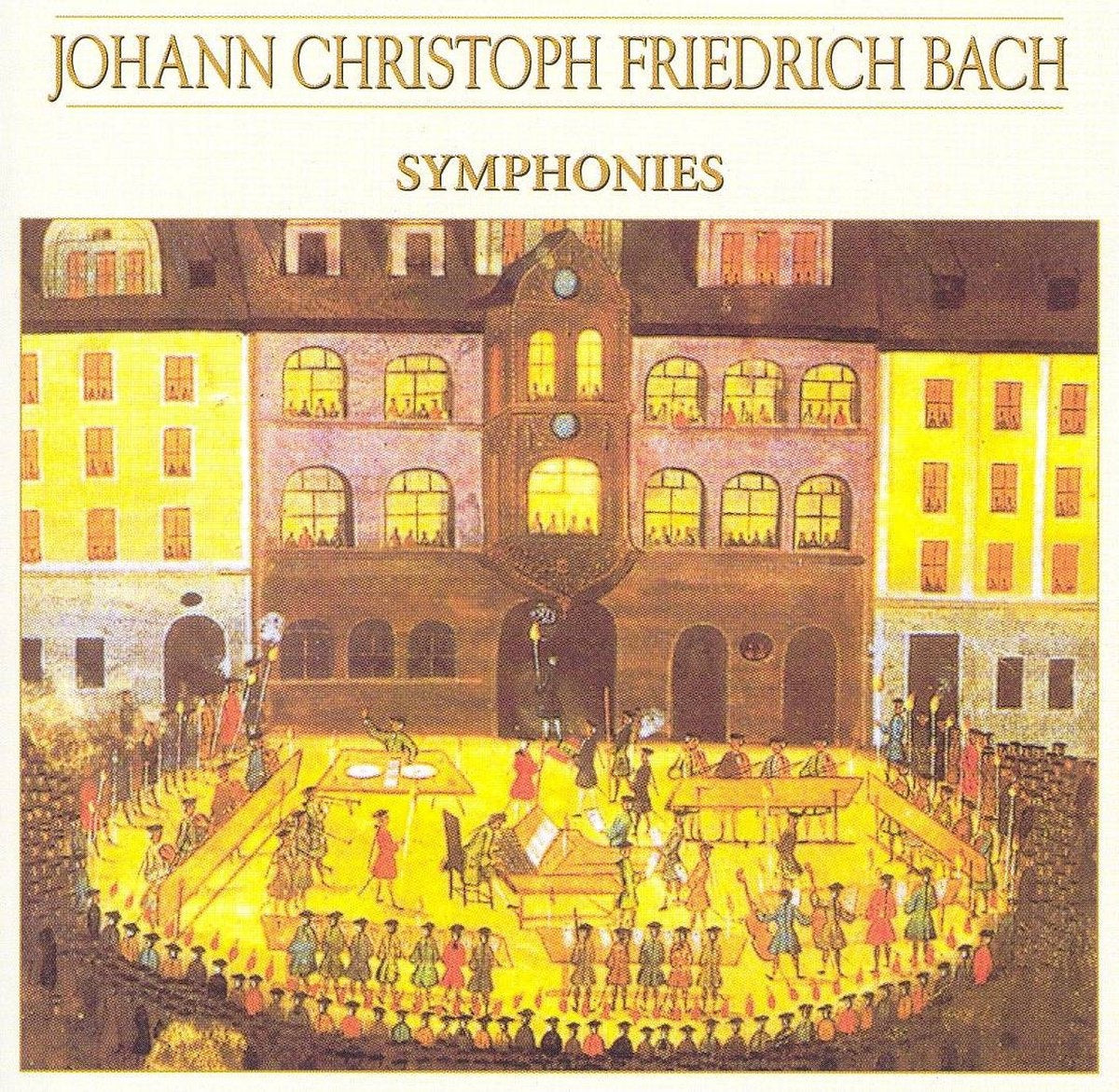 Johann christoph friedrich bach: symphonies – CD