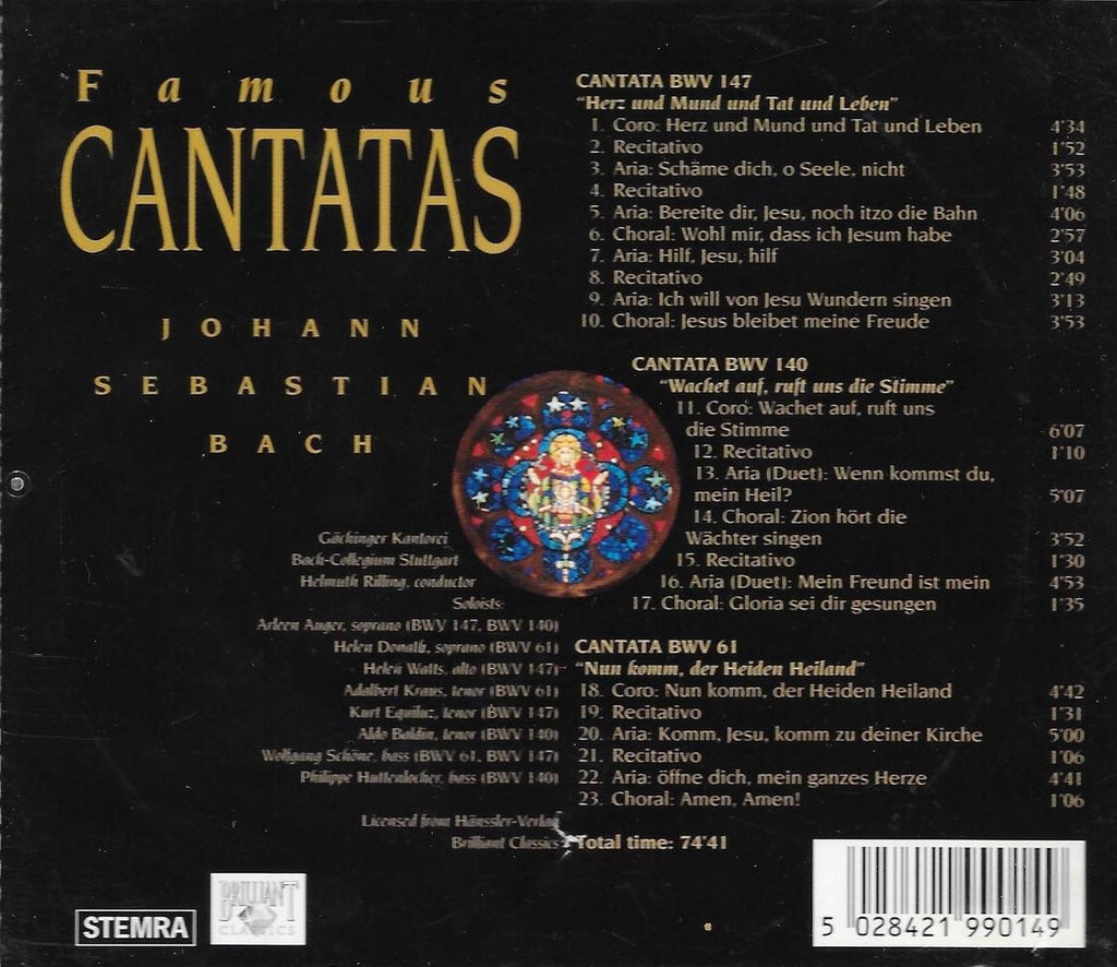 Famous canatas – CD