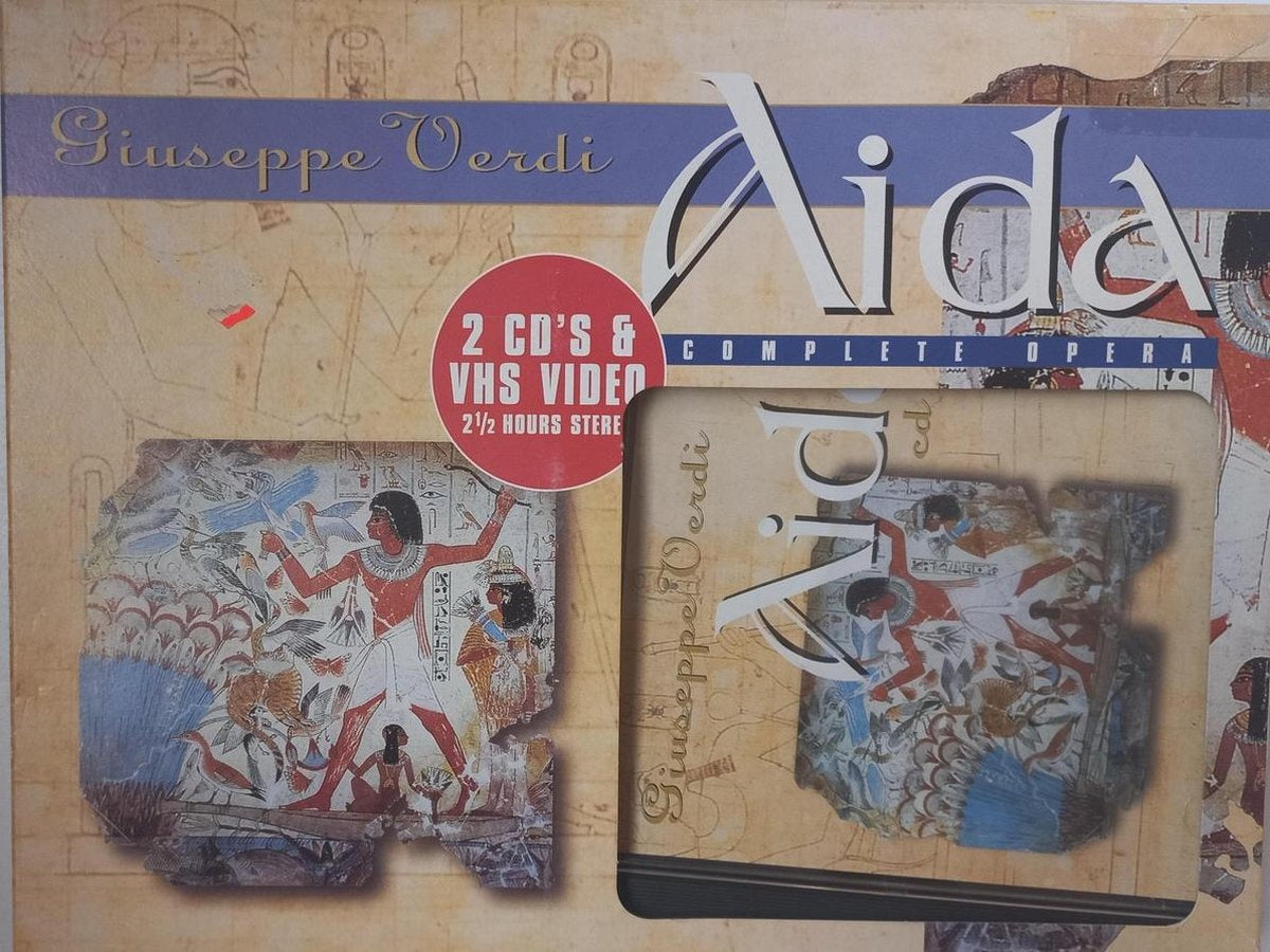 Aida complete opera 2 CD's en video band. collectors item.