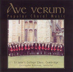 Various – ave verum, popular choral music – CD