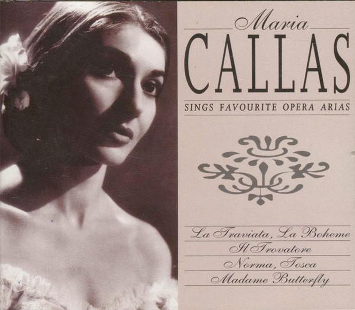 Sings favourite opera arias – CD