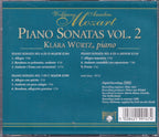Wolfgang amadeus mozart – klára würtz ‎ – piano sonatas vol. 2 – CD