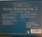 Wolfgang amadeus mozart – klára würtz ‎ – piano sonatas vol. 2 – CD