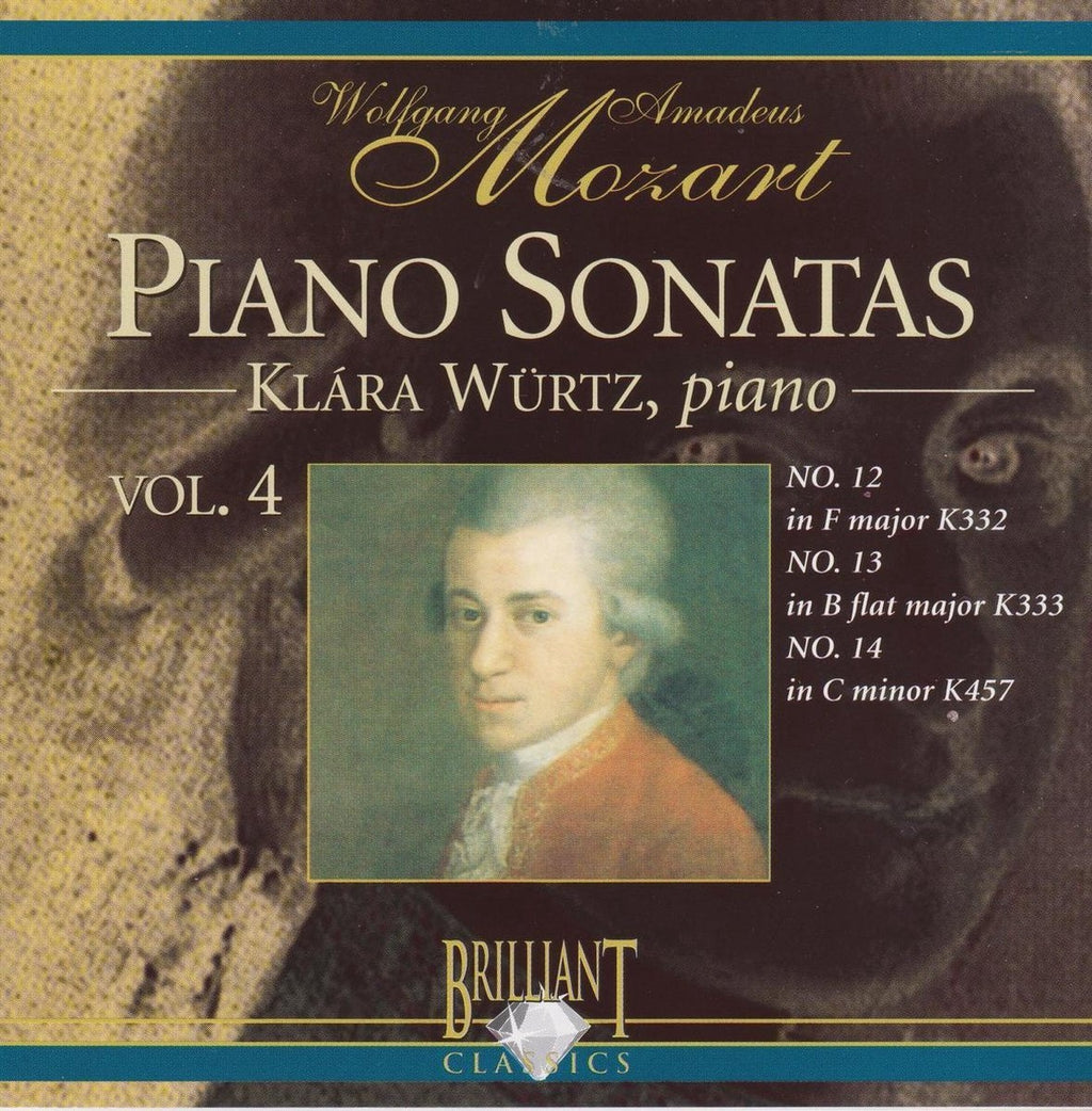 Wolfgang amadeus mozart – klára würtz ‎ – piano sonatas vol. 4 – CD