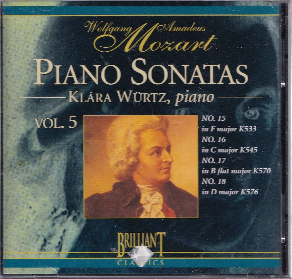 Mozart – piano sonatas klara würtz – CD