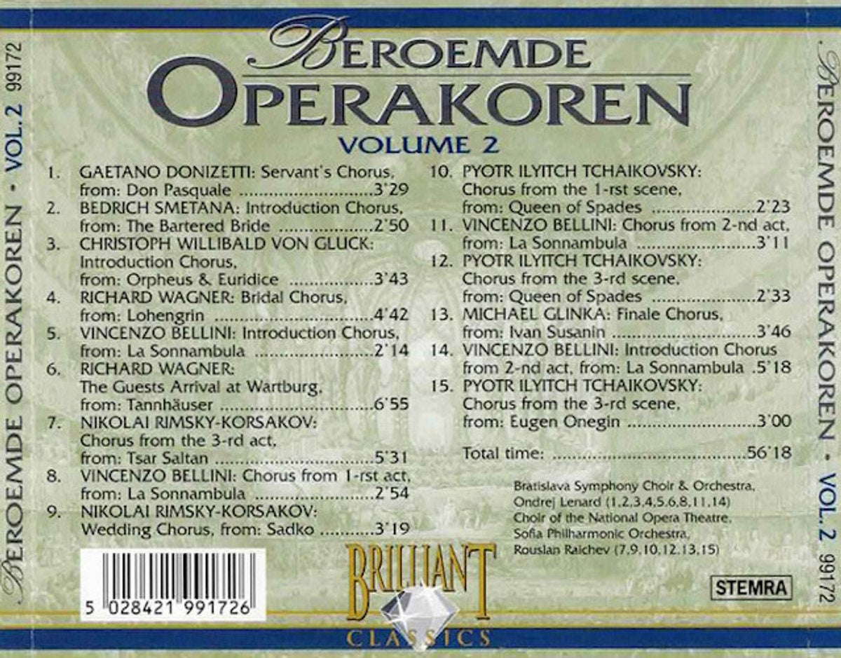 Beroemde operakoren – volume 2 – CD