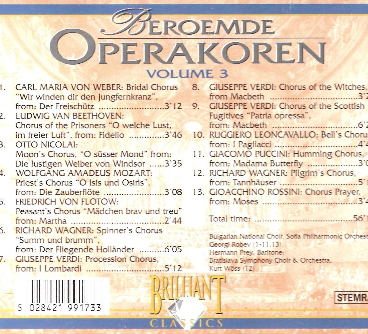Beroemde operakoren volume 3 – DVD