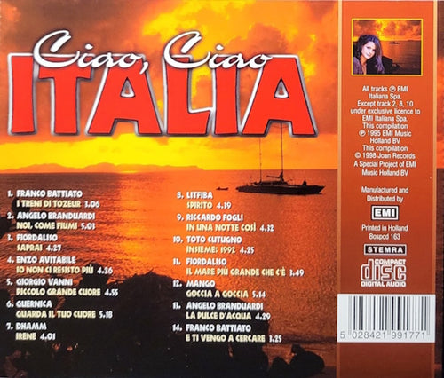 Ciao, ciao italia – CD