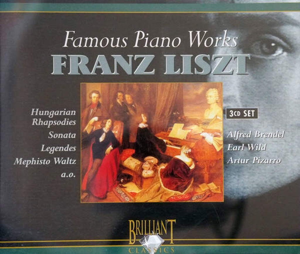 Liszt: famous piano works – pizarro, brendel, wild – CD