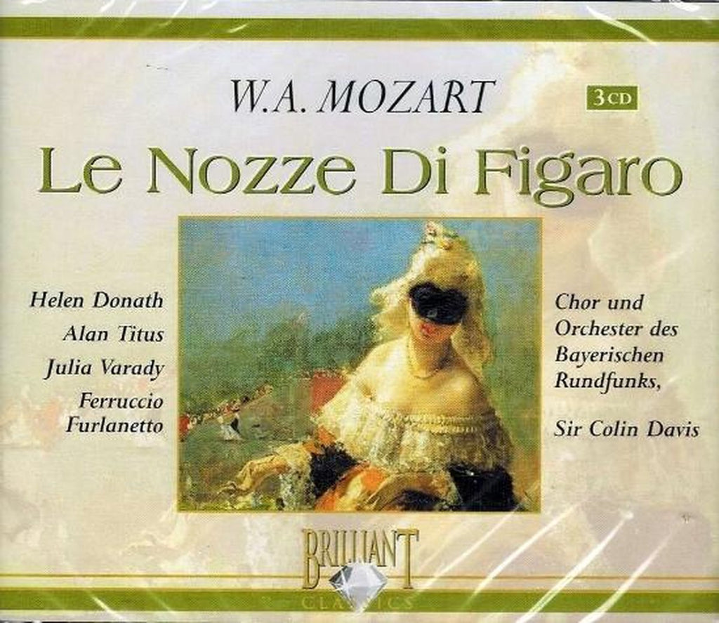 3-CD w.a. mozart – le nozze di figaro – sir colin davis – donath – titus – varady