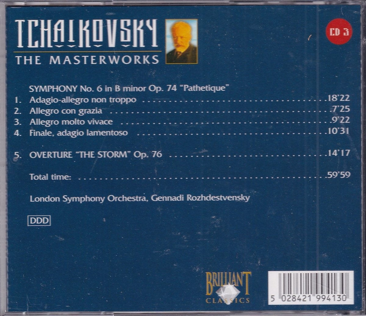 Symphony no. 6 & overture the storm – CD