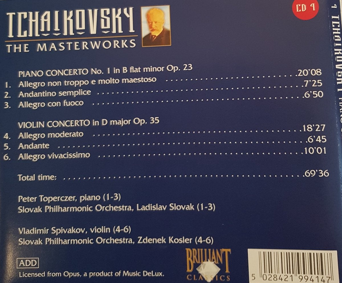 Tchaikovsky – CD 4 – piano concerto no 1 in b flat minor op 23