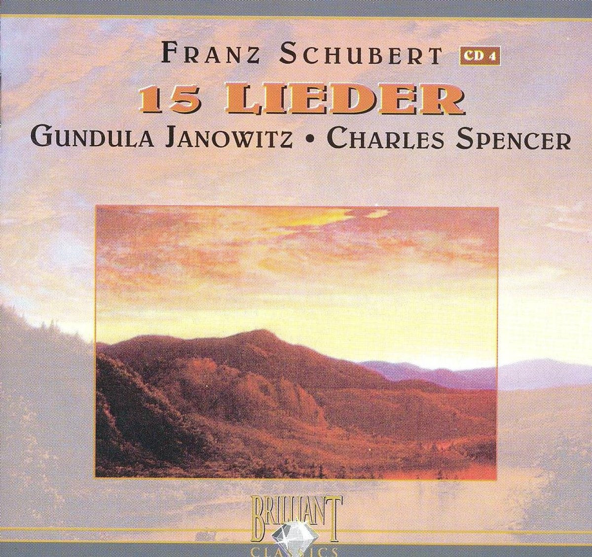 Franz schubert – 15 lieder – CD