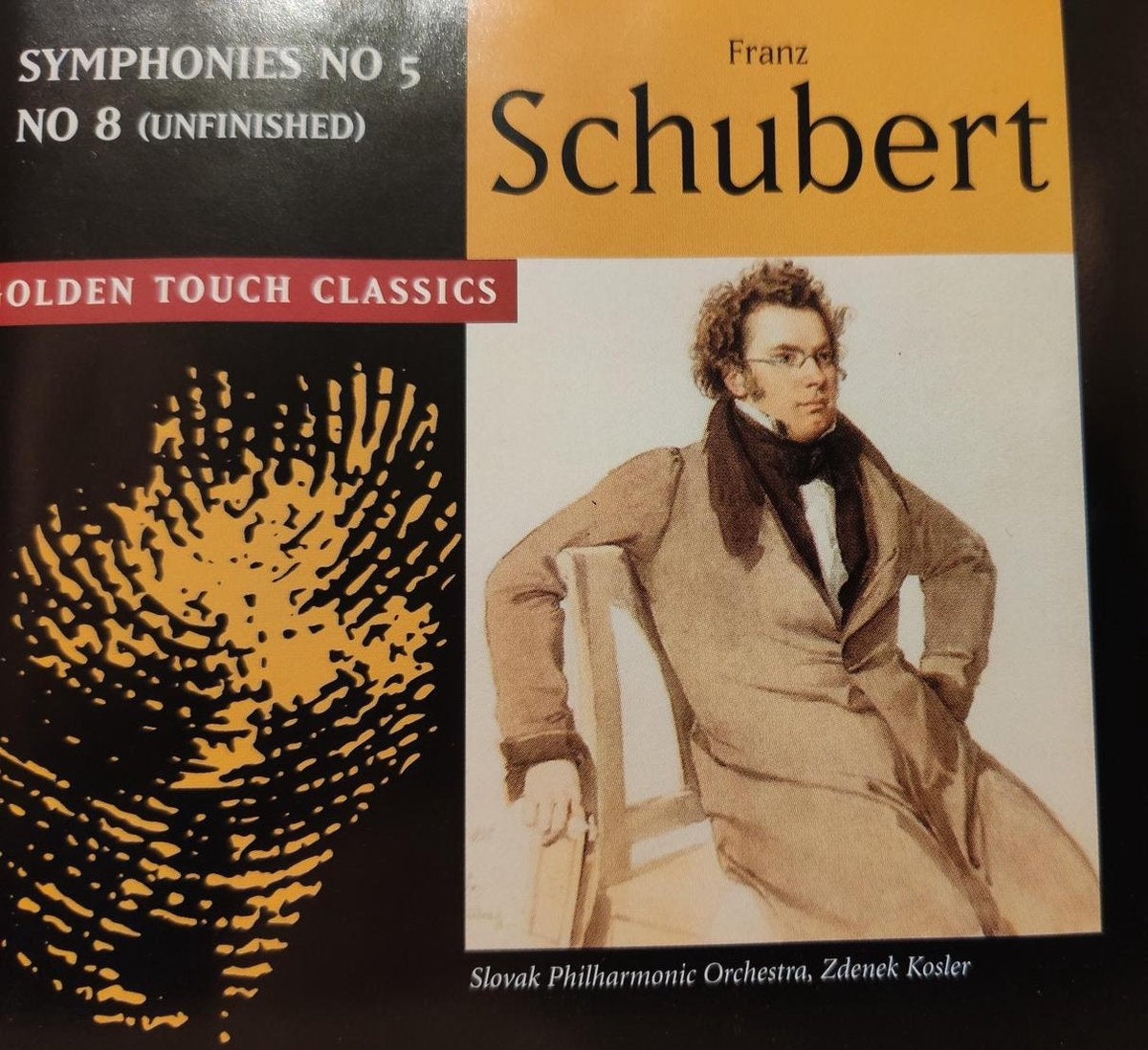 Symphonies no 5 & no 8 unfinished – franz schubert – slovak philharmonic orchestra o.l.v. zdenek koster – CD