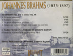 Brahms symphony no 1 – CD