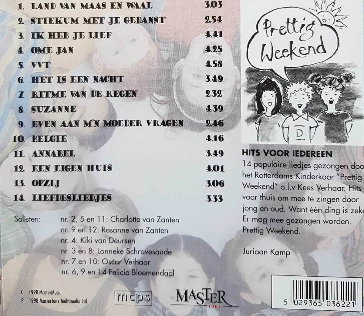 Kinderen zingen nederlandse pop – CD