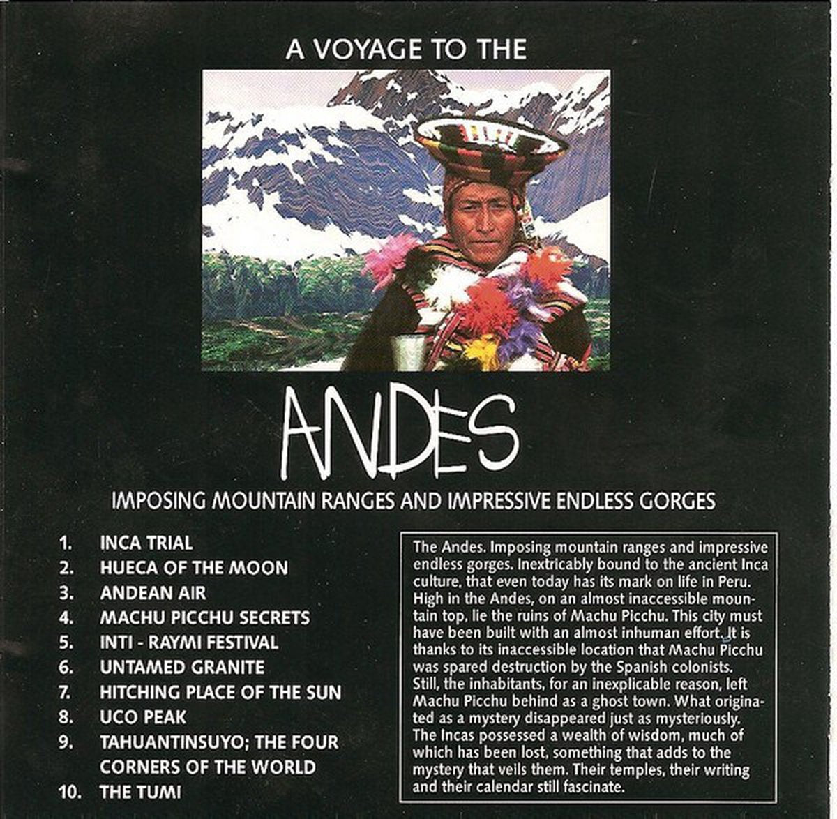 A voyage to the andes – CD