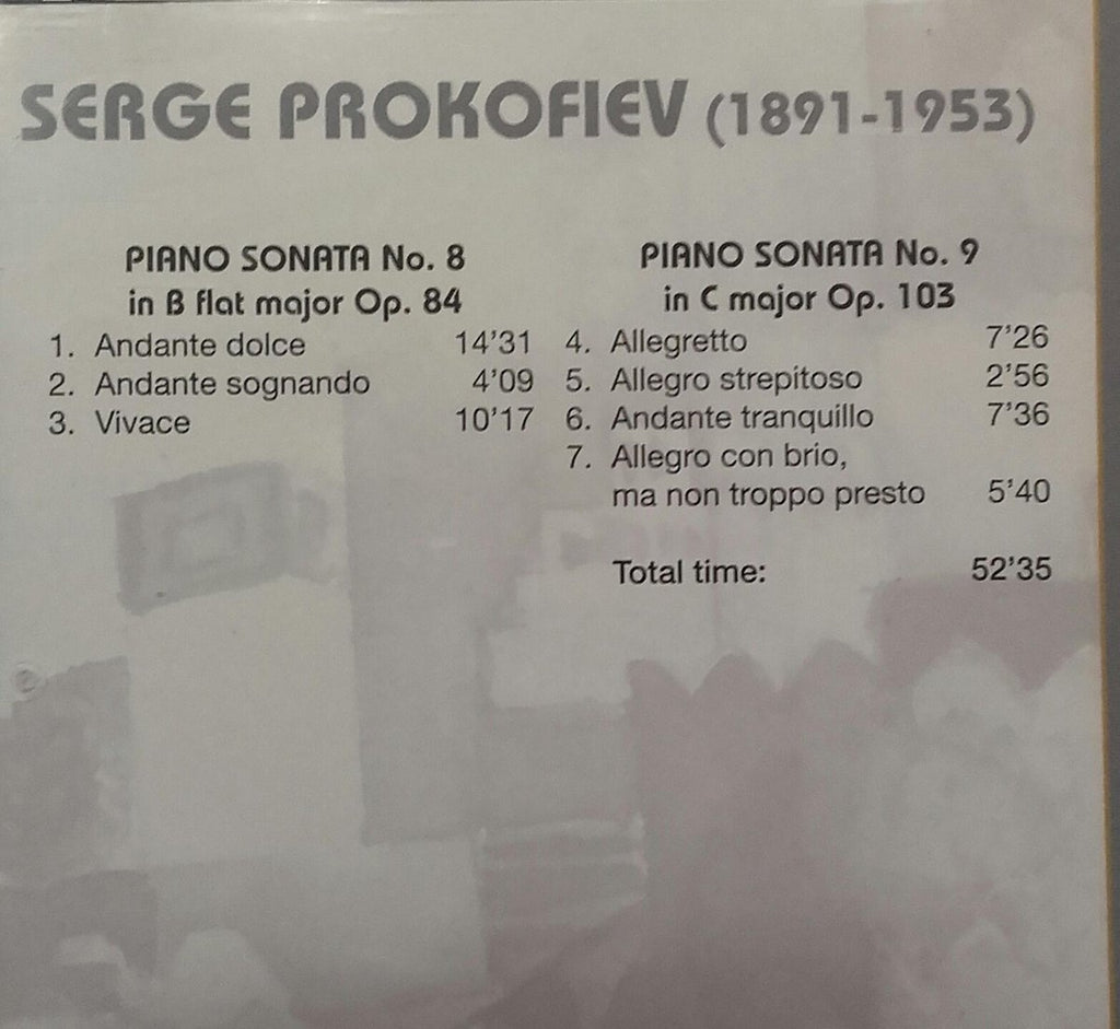 Serge prokofiev nos. 8 & 9 – CD