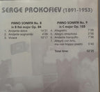 Serge prokofiev nos. 8 & 9 – CD