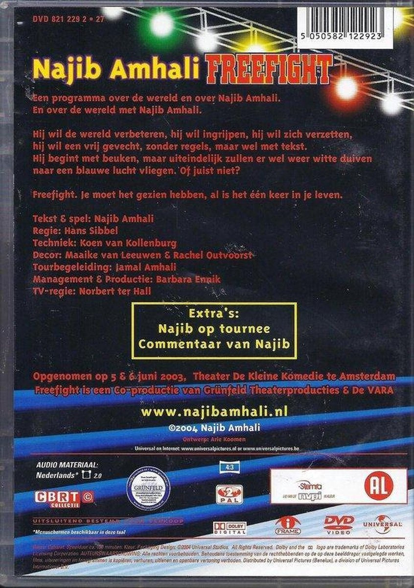 Najib amhali – freefight – DVD