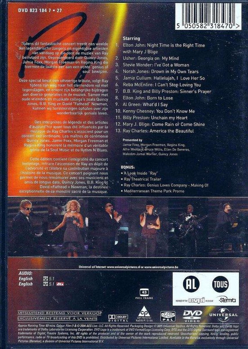 Genius-a night for ray – DVD