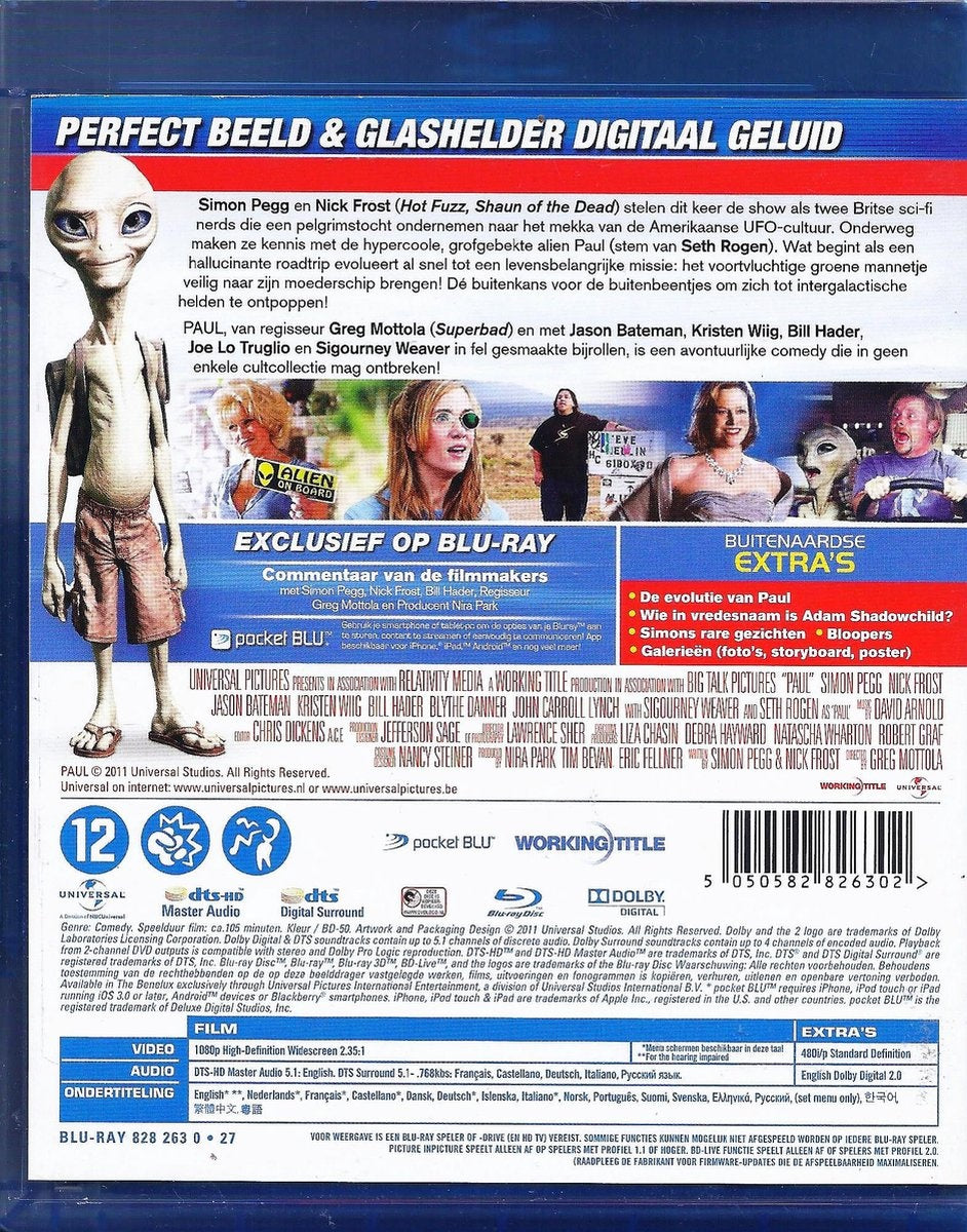 Paul (2011) – Blu-ray