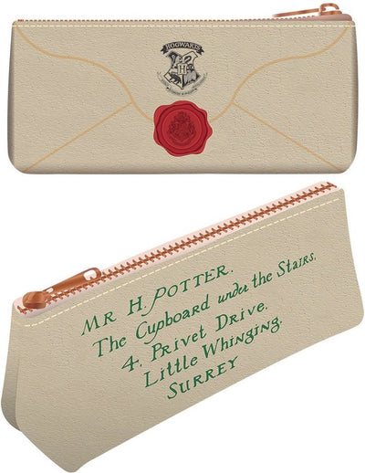 Harry Potter hogwarts letter etui meerkleurig – polyester – fan merch, film, hogwarts