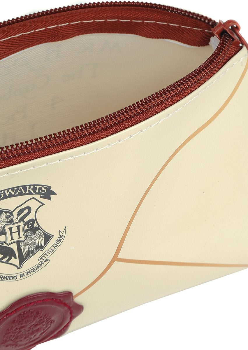 Harry Potter hogwarts letter etui meerkleurig – polyester – fan merch, film, hogwarts