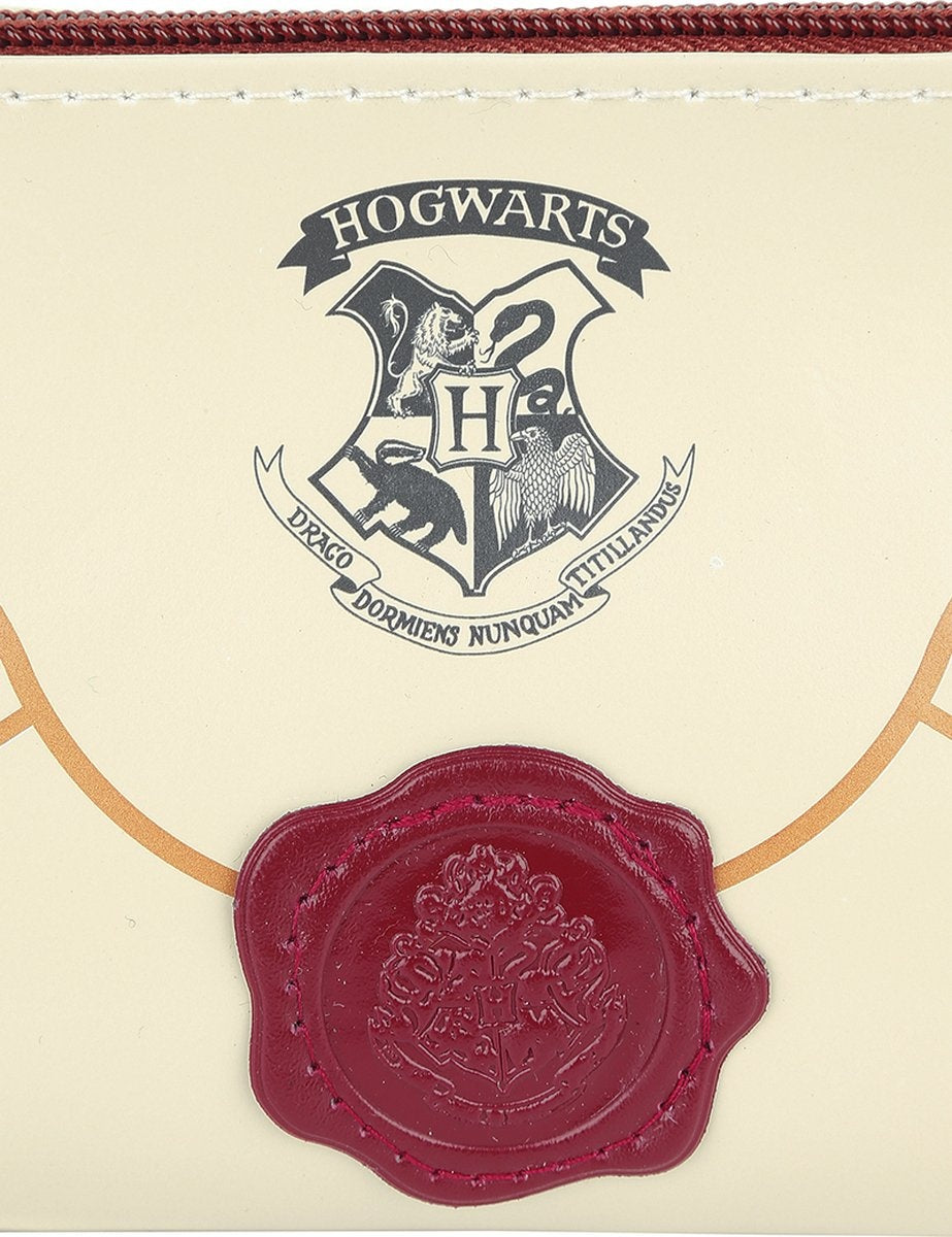 Harry Potter hogwarts letter etui meerkleurig – polyester – fan merch, film, hogwarts