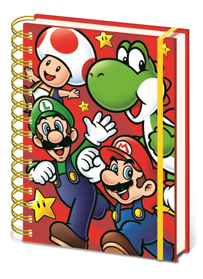 Nintendo – super mario "run" – premium a5 notitieboekje
