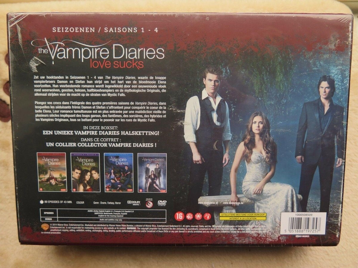 The vampire diaries – seizoen 1 t/m 4 – DVD