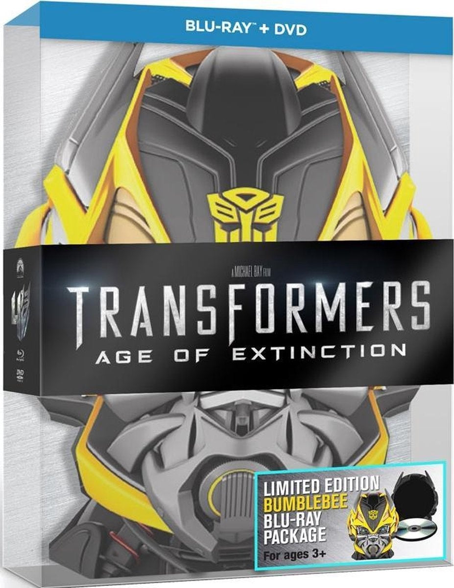 Transformers 4: age of extinction (2d+3d Blu-ray+ bonus) (bumblebee head)