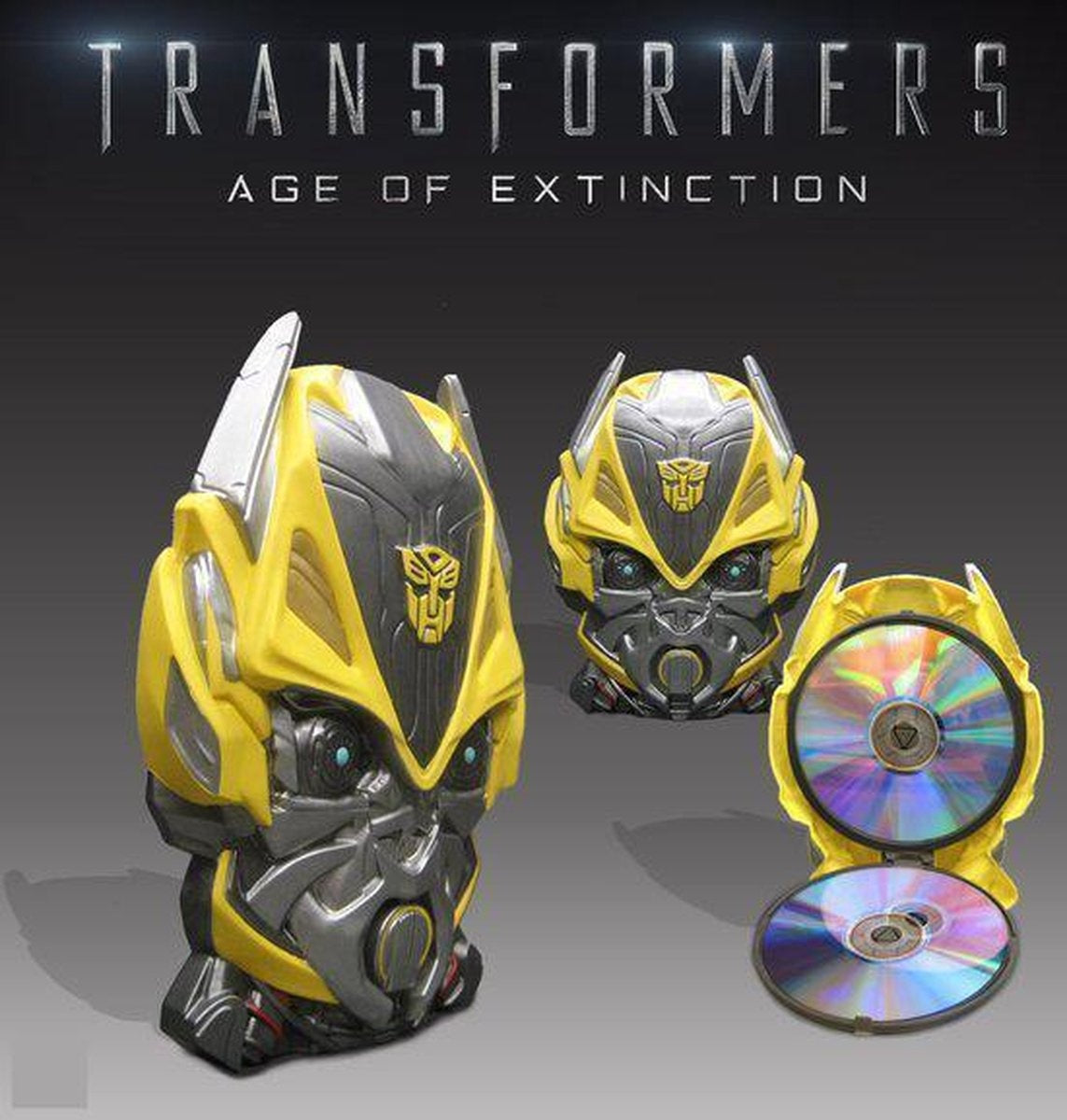 Transformers 4: age of extinction (2d+3d Blu-ray+ bonus) (bumblebee head)