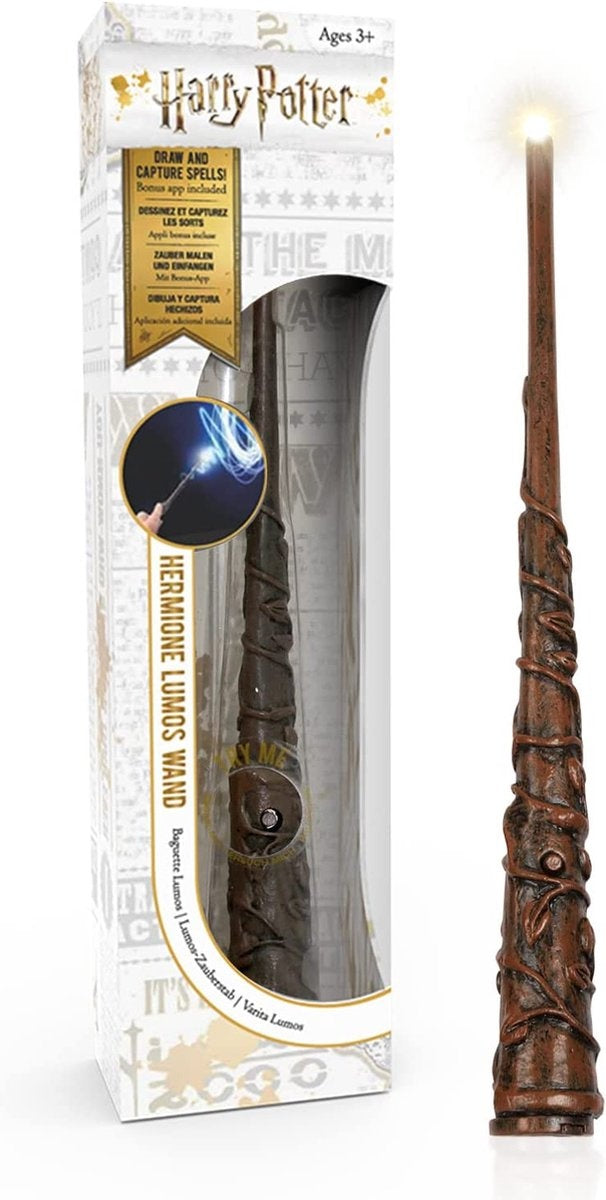 Wow wizarding world – hermione's 18cm lumos toverstok
