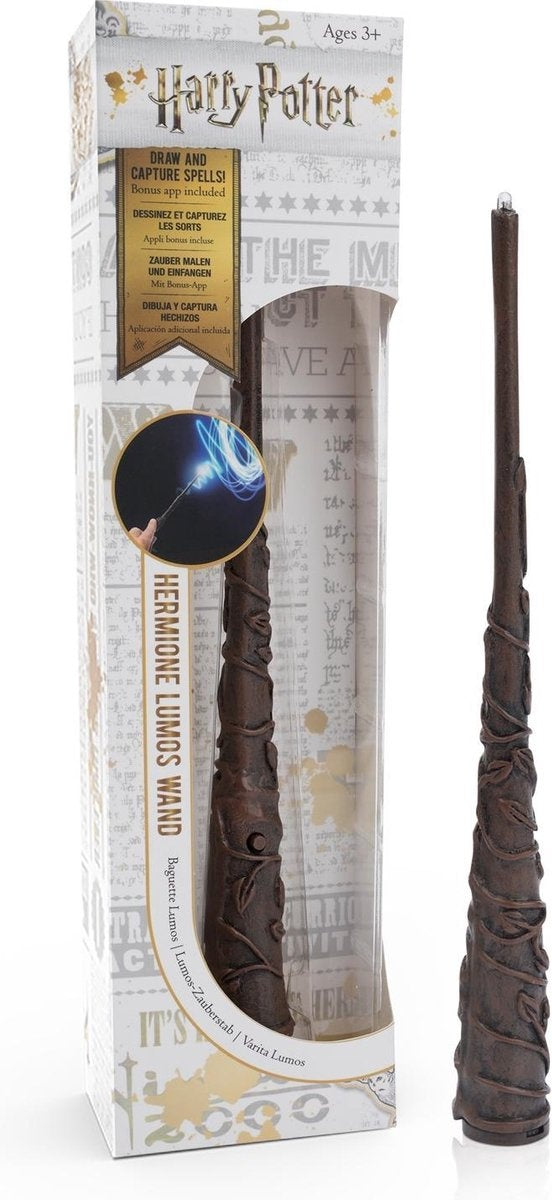 Wow wizarding world – hermione's 18cm lumos toverstok