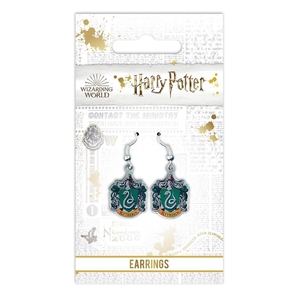 The Carat Shop Harry Potter schild hanger oorbellen – Slytherin