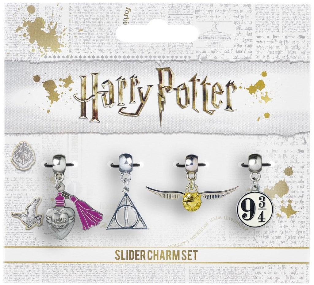 The Carat Shop Harry Potter golden snitch – deathly hallows – love potion – platform 9 3/4 bedelset