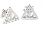 The Carat Shop – Harry Potter zilveren deathly hallows oorbellen