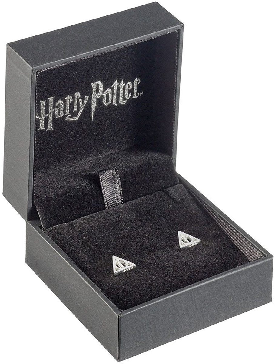 The Carat Shop – Harry Potter zilveren deathly hallows oorbellen
