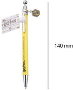 The Carat Shop – Harry Potter – pen met huffelpuff wapenschild bedel – geel en zilver