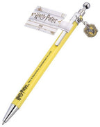 The Carat Shop – Harry Potter – pen met huffelpuff wapenschild bedel – geel en zilver