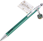 The Carat Shop – Harry Potter – pen met slytherin wapenschild bedel – groen en zilver